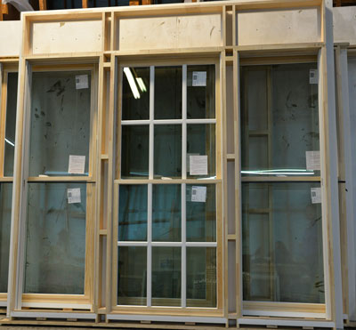 Windows with split sash PVC and wood
