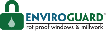 Rot proof windows and millwork with Precision Millwork's ENVIROGUARD